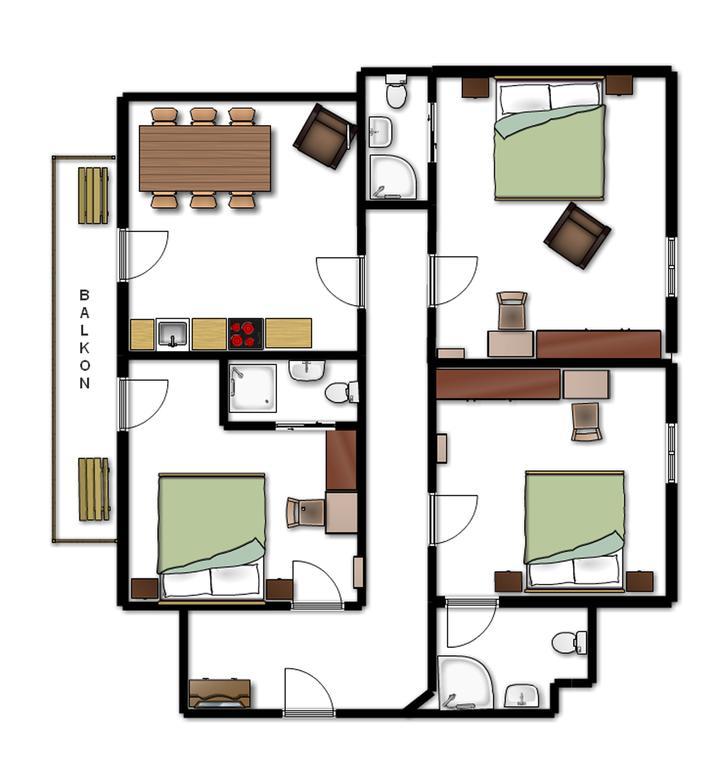 פילצמוס Apartements Richlegghof חדר תמונה